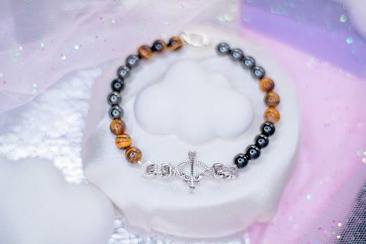 Once Upon a Time x Tiger's Eye & Hematite & Onyx